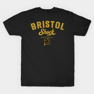 Bristol Shock Baseball over Black T-Shirt